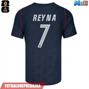 Lacne Muži Futbalové dres Spojené štáty Giovanni Reyna #7 MS 2026 Krátky Rukáv - Preč